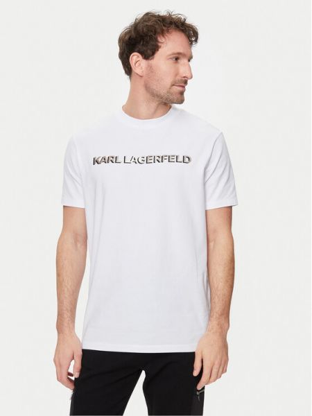 Tričko Karl Lagerfeld bílé