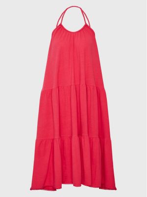 Relaxed рокля Superdry розово