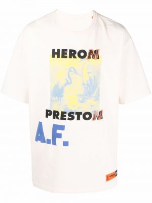 T-shirt Heron Preston vit