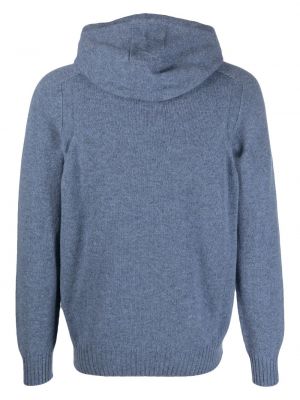 Sweter z kapturem D4.0 niebieski