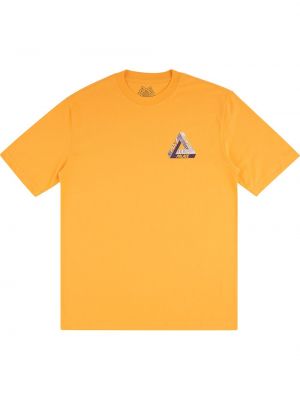 T-krekls ar apdruku Palace dzeltens