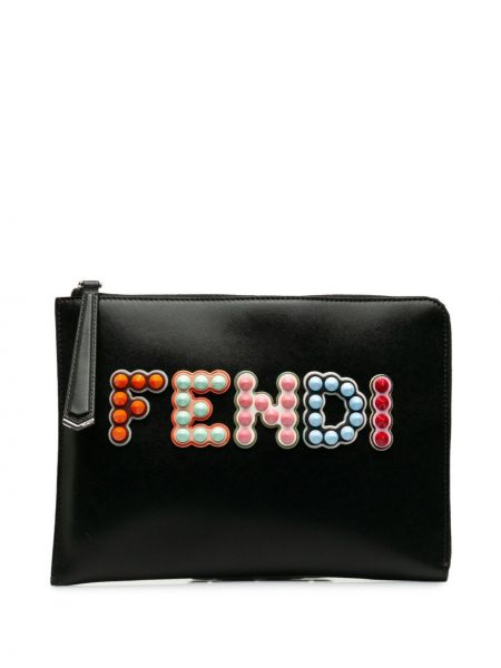 Clutch mit spikes Fendi Pre-owned