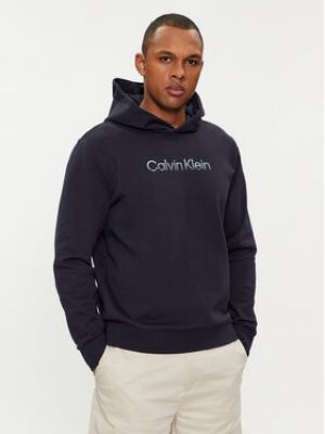 Sweat zippé Calvin Klein bleu