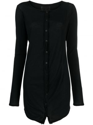 Bavlnené tričko Rundholz čierna