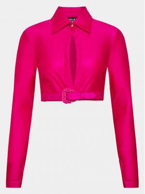 Džínová košile Versace Jeans Couture fialová