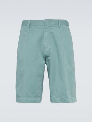 Pantaloni chino de in din bumbac Zegna verde