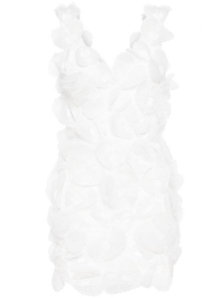 Čipkované mini šaty Cynthia Rowley biela
