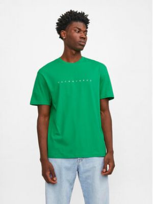T-shirt large à motif étoile Jack&jones vert