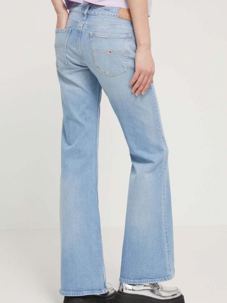 Džíny s vysokým pasem Tommy Jeans modré