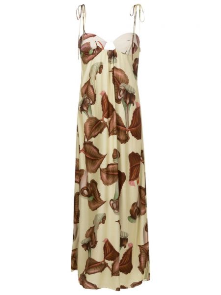 Αμάνικο φόρεμα με σχέδιο Adriana Degreas