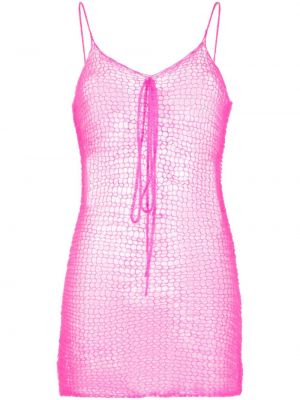 Φόρεμα mohair Erl ροζ