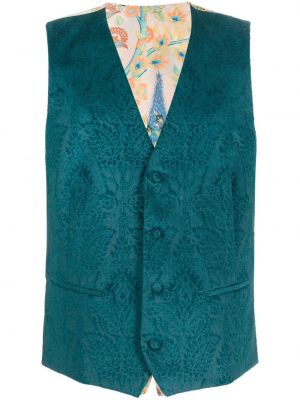 Paisley vest Etro blå