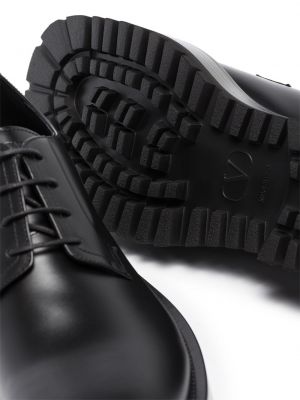 Nėriniuotos derby batai su raišteliais Valentino Garavani juoda