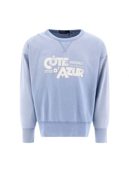 Sweatshirt mit rundhalsausschnitt Ralph Lauren blau