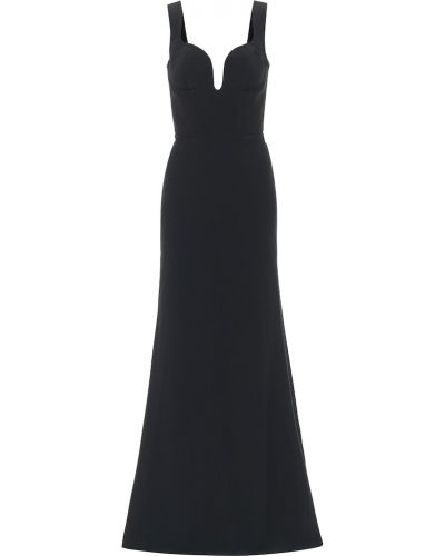 Dlouhé šaty Alexander Mcqueen černé