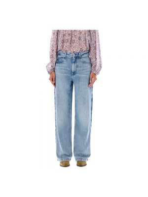 Niebieskie proste jeansy Isabel Marant Etoile