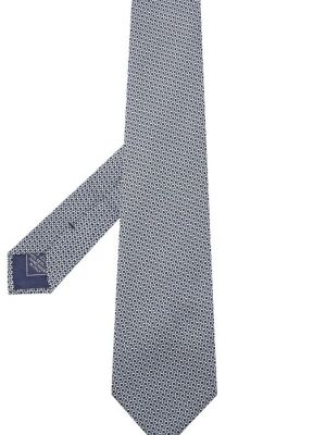 Шелковый галстук Brioni голубой