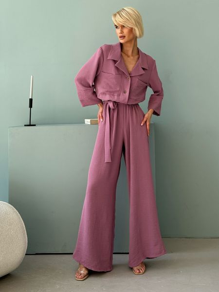 Комбинезон Jadone Fashion фиолетовый