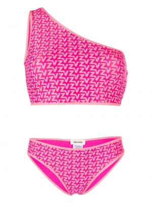Bikini con stampa Zadig&voltaire rosa