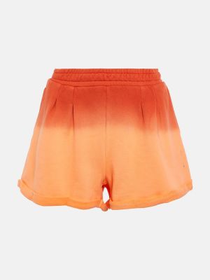 Pantaloni scurți de sport din bumbac The Upside - portocaliu