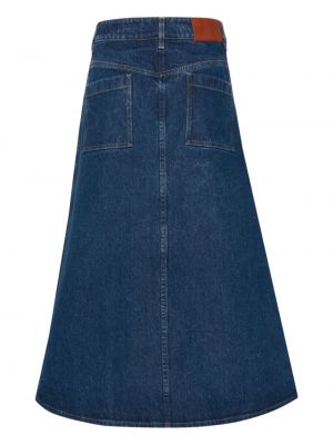 Spódnica jeansowa Studio Nicholson niebieska