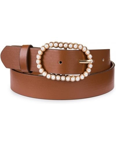 Cinturón con perlas con hebilla La Redoute Collections