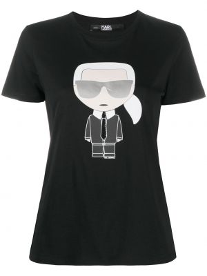 Camiseta Karl Lagerfeld negro