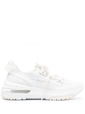 Csipkés fűzős sneakers Calvin Klein Jeans fehér
