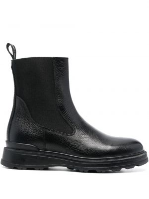 Leder chelsea boots Woolrich schwarz