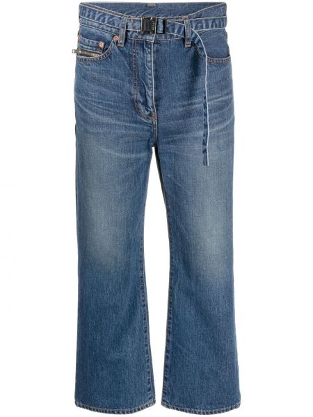 Straight leg-jeans Sacai blå