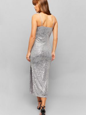 Серебряное вечернее платье Tally Weijl