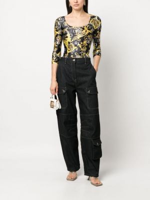 Body mit print Versace Jeans Couture