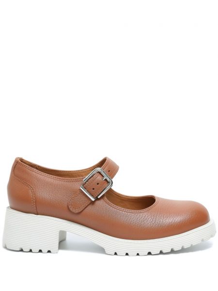 Mocassins en cuir Sarah Chofakian marron