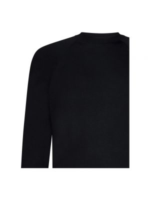 Jersey de viscosa de tela jersey de cuello redondo Tom Ford negro