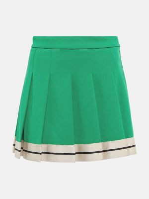 Plisované mini sukně Palm Angels zelené