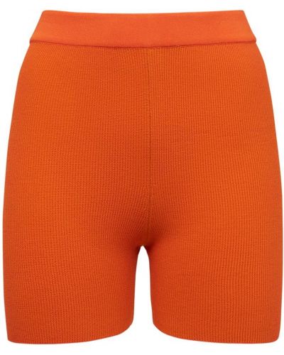 Pantaloni scurți pentru ciclism Jacquemus portocaliu