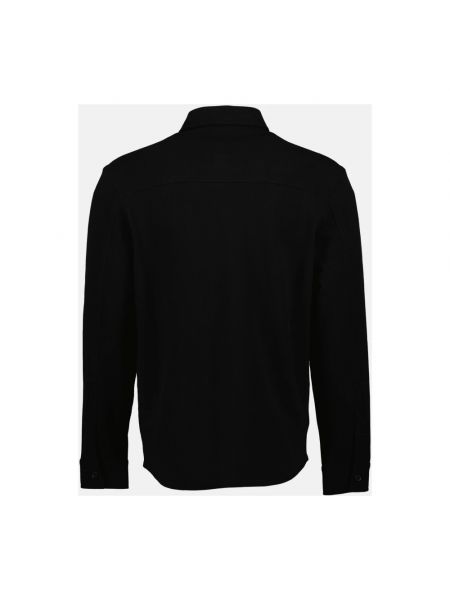 Camisa de algodón oversized Saint Laurent negro