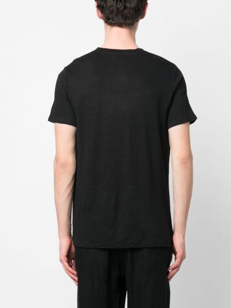 T-shirt di lino Isabel Marant nero