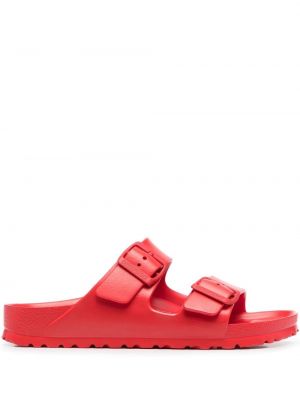 Sandály s přezkou Birkenstock červené