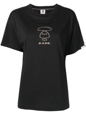 Тениска с принт Aape By *a Bathing Ape® черно