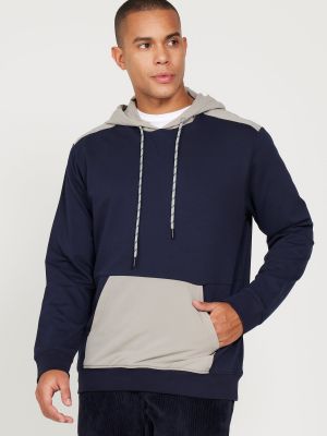 Kapučdžemperis ar kabatām Altinyildiz Classics zils