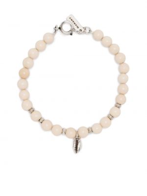 Bracelet avec perles Isabel Marant argenté