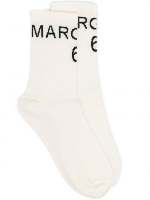 Chaussettes Mm6 Maison Margiela blanc