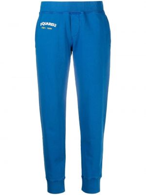 Pantalones de chándal con estampado Dsquared2 azul