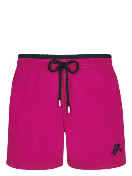 Pantaloni scurți cu broderie Vilebrequin roz