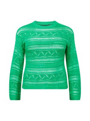 Džemperis Vero Moda Curve zaļš