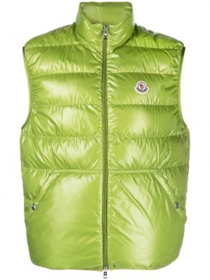 Péřová vesta Moncler zelená