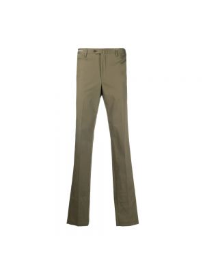 Spodnie slim fit Corneliani zielone