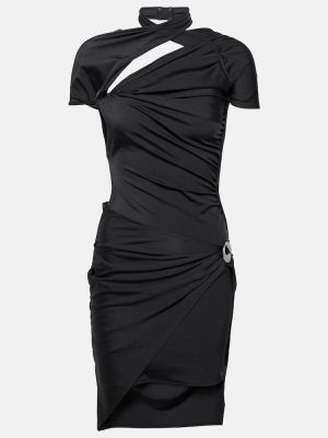Φόρεμα από ζέρσεϋ Coperni μαύρο