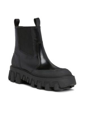 Chelsea boots chunky chunky Tommy Jeans noir